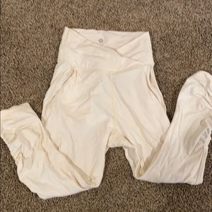 Crop legging high and low rise